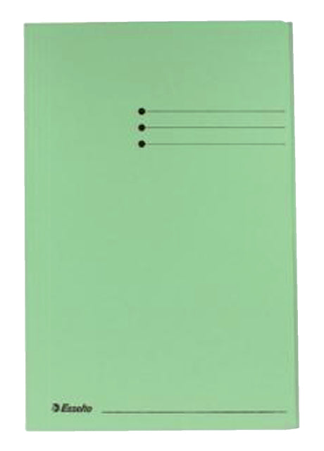 Dossier Ordner Esselte Folio 3 Ventile Manilla 275gr Green | 50 Stück