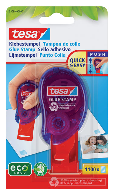 Stempel Tesa kleben