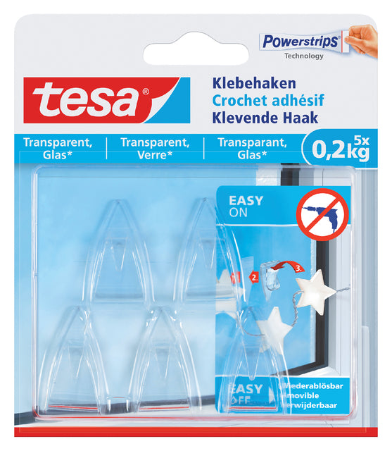 Klebriger Haken Tesa transparent 0,2 kg