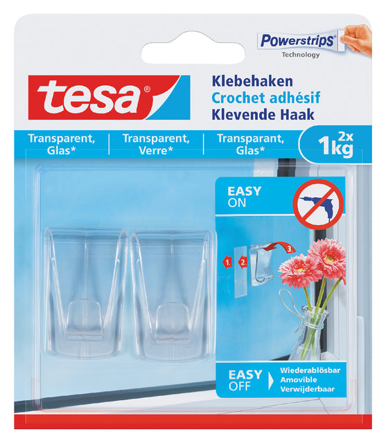 Klebriger Haken Tesa transparent 1 kg