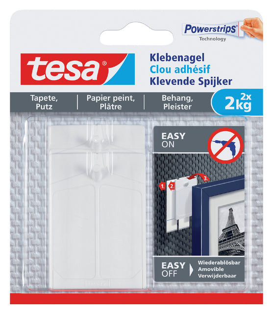 Klebriger Nagel Tesa Tapete und Gips 2 kg