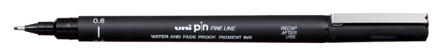 Fineliner Uni-Ball Pin 0,6 mm schwarz