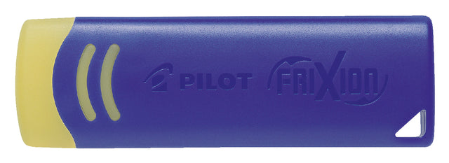 Gummi Pilotfrixion Gelb mit blauer Halter