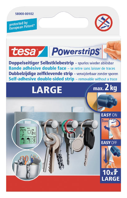 Doppeltsiedelte Powerstrip Tesa Large 2 kg