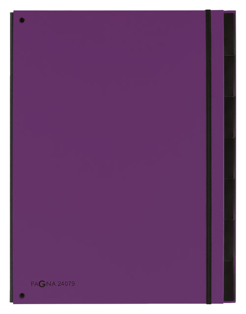 Sortierordner PAGNA -Trend A4 7 Tabs Lila