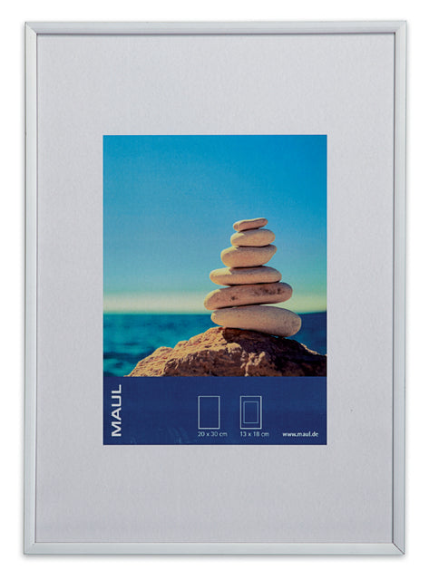 Fotorahmen Maul Design 21x30 cm Aluminium Silber | 6 Stück