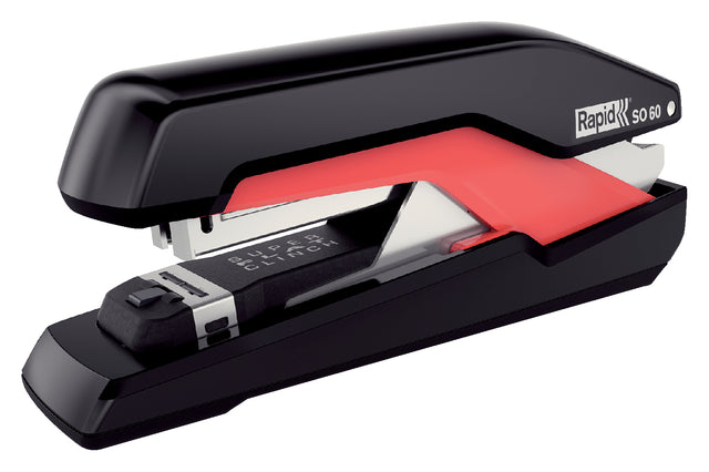 Office Machine Rapid Supreme Fullstrip S1O60 60 Blatt schwarz/rot