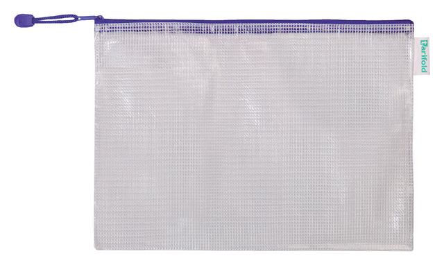 Aufbewahrungstasche Tarifold mit Reißverschluss 330x240mm PVC Blue | 8 Stücke