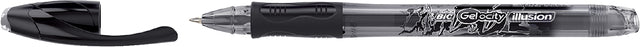 Gelshraction BIC Gelocity Ilseusion 0,3 mm schwarz | 12 Stücke