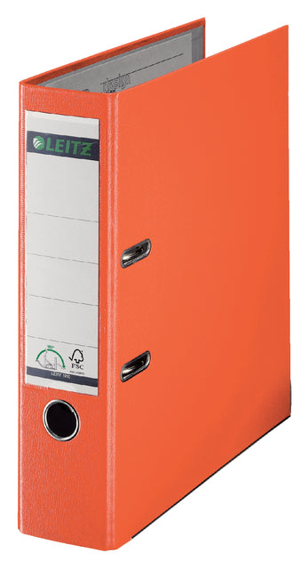 Ordner Leitz A4 80mm PP Orange | 20 Teile