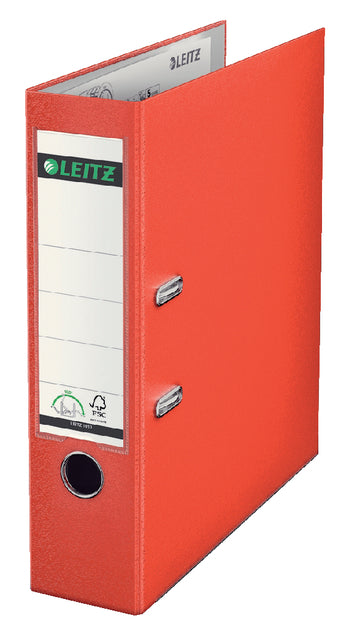 Ordner Leitz 1010 180 ° 80mm pp a4 hellrot