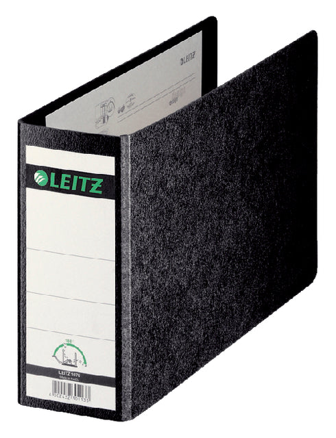 Ordner Leitz 1076 180° 77mm Karton A5 schwarz | 1 Stück