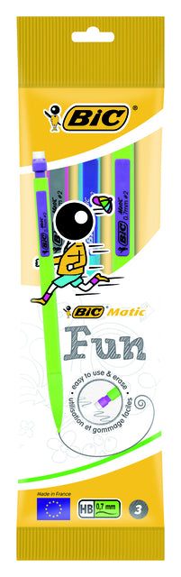 Drucken Sie Bleistift BIC matic Classic 0,7 mm Blase bis 3st