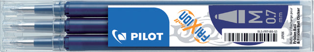 Roller Stiftfüllung Pilotfrixion Blau/Schwarz 0,35 mm | 12 Stücke