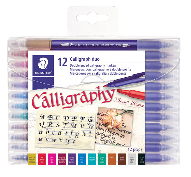Kalligraphie Staedtler Duo Punkte 2.0 und 3,5 mm ASD | 5 Stücke