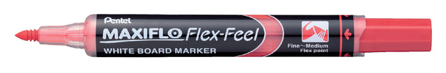Filzstift Pentel MWL5SBF Maxiflo Whiteboard rot 1-5mm | 12 Stücke