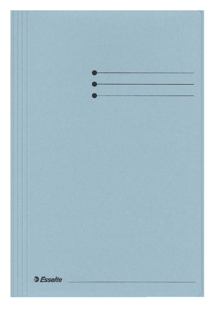 Dossier Ordner Esselte Folio 3 Ventile Manilla 275gr Blauw
