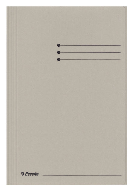 Dossier Ordner Esselte Folio 3 Ventile Manilla 275gr Gray | 50 Stück