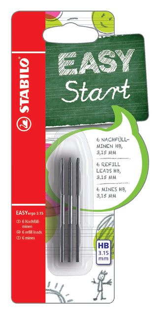 Bleistiftmarker Stabilo Easyergo HB | Umkarton mit 10 Blisterpackungen x 6 Stück