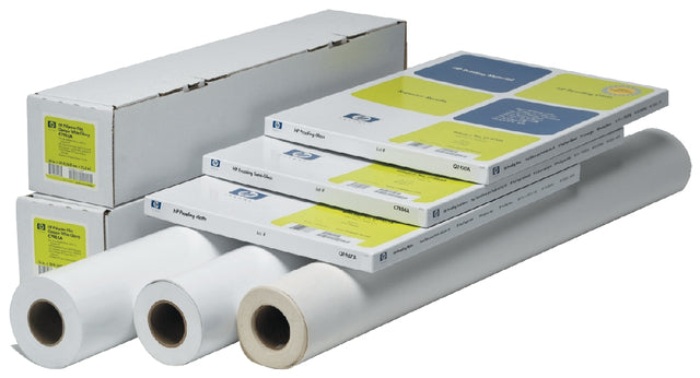 Tintenstrahlpapier HP C6029C 610 mmx30,5 m 130gr Schwergewichtsbeschichtet