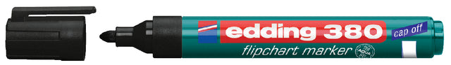 Filztip Edding 380 Flipover Round Black 1,5-3mm | 10 Stück