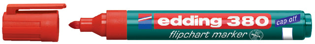 Filztip Edding 380 Flipover Round Red 1,5-3mm
