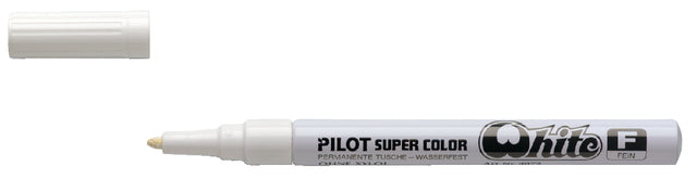 Filztip Pilot Super SC-W-F Runde 1mm Weiß | 12 Stücke