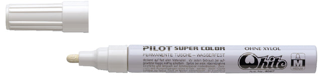 Filztip Pilot Super SC-W-M Lakmarker Round White 2mm