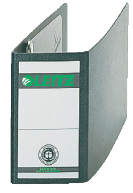 Ordner Leitz A6 77mm Cross Cardboard Schwarz | 5 Stücke