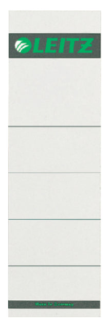 Rug-Intekkart Leitz breit 57x190mm Grau | 10 Stück
