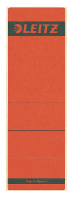 Back Label Leitz breit/kurz 62x192mm Selbstadhäsiv rot | 10 Stück