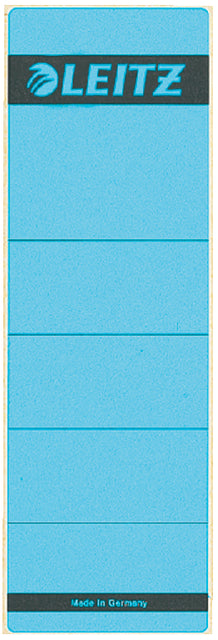 Back Label Leitz breit/kurz 62x192mm selbstadhäsiv blau