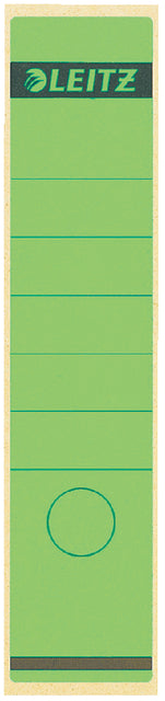 Back Label Leitz breit/lang 62x285mm Selbstadhäsive Grün | 10 Stück