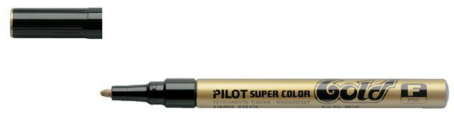 Filztip Pilot Super SC-G-F Lakmarker Round Gold 1mm | 12 Stücke