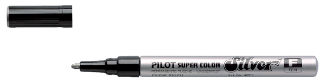 Filztip Pilot Super SC-F-S rund 1mm Silber | 12 Stücke