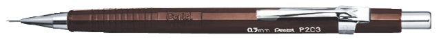 Fapling Bleistift Pentel P203 0,3 mm braun