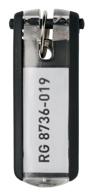 Sleutel -Etikett haltbar 1957 mit Ringschwarz