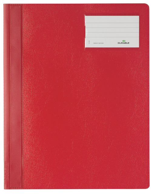 Fastright Langlebiger A4 PVC -Etikettfenster rot