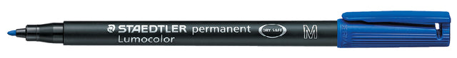 Filz -Tip Pen Staedtler Lumocolor 317 Permanent m blau | 10 Stück