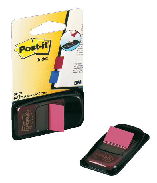 INDEXTABS 3M Post-It 680 25,4x43.2mm hellrosa