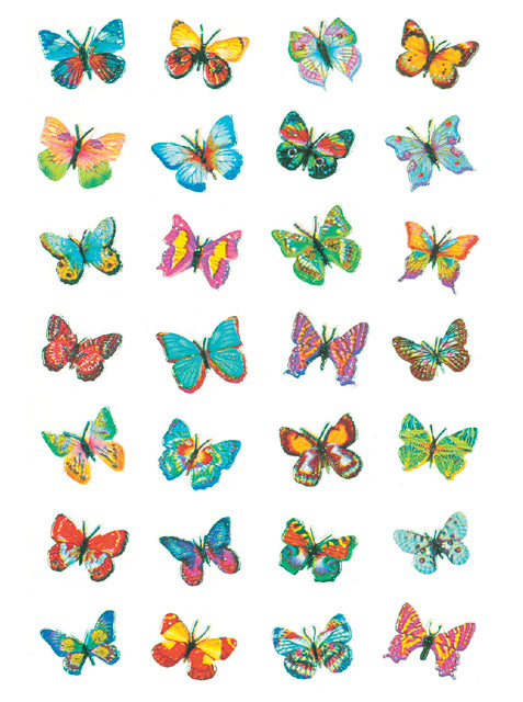 Label Herma 6819 Schmetterling Glitzerfolie | 10 Stück