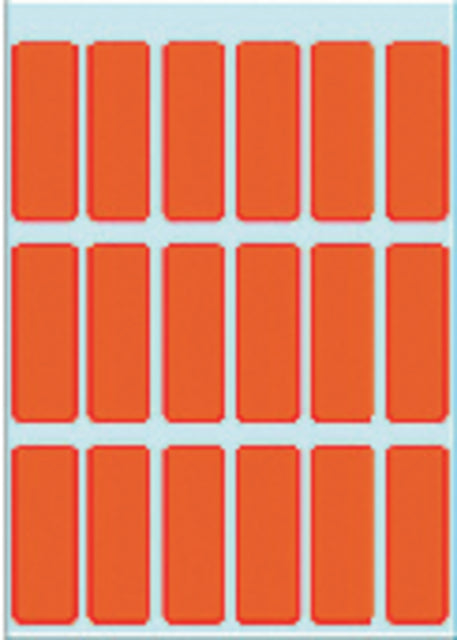 Herma 3652 12x34mm rotes Etikett 90 Stück