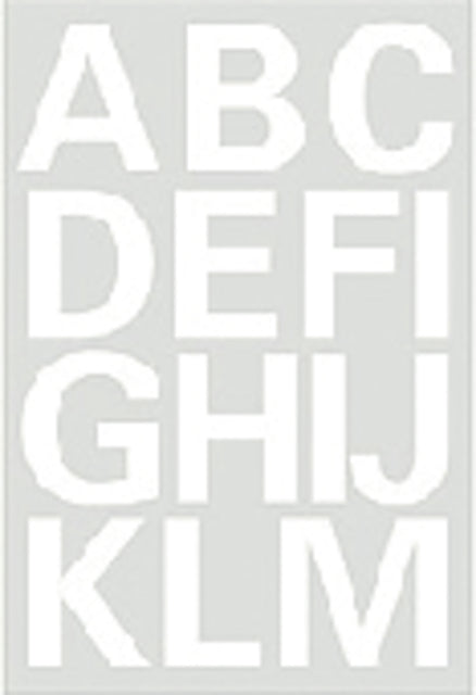 Etikett Herma 4169 25 mm Buchstaben a-Z weiß