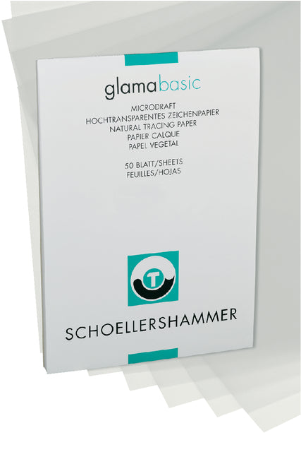Design Block Schoellershammer A4 60-65GR Transparent 50vel | 10 Stück