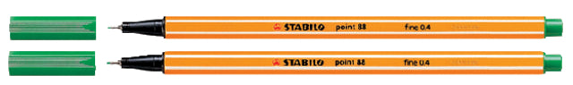 Fineliner Stabilo Point 88/36 Smaragdgrün