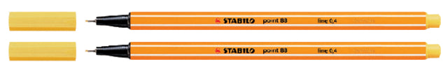 Fineliner Stabilo Punkt 88/44 Gelb