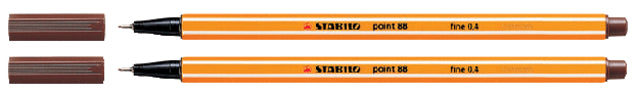 Fineliner Stabilo Point 88/45 Brown | 10 Stück