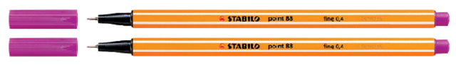Fineliner Stabilo Point 88/56 Pink Red | 10 Stück