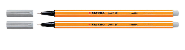 Fineliner Stabilo Point 88/94 Hellgrau | 10 Stück