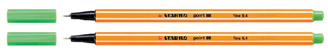 Fineliner Stabilo Punkt 88/43 Hellgrün | 10 Stück